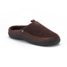 Men's Isotoner Nathan Knit Clog Slippers, Size: Xxl, Dark Brown