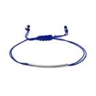 Lc Lauren Conrad Birth Month Curved Tube Cord Bracelet, Women's, Blue