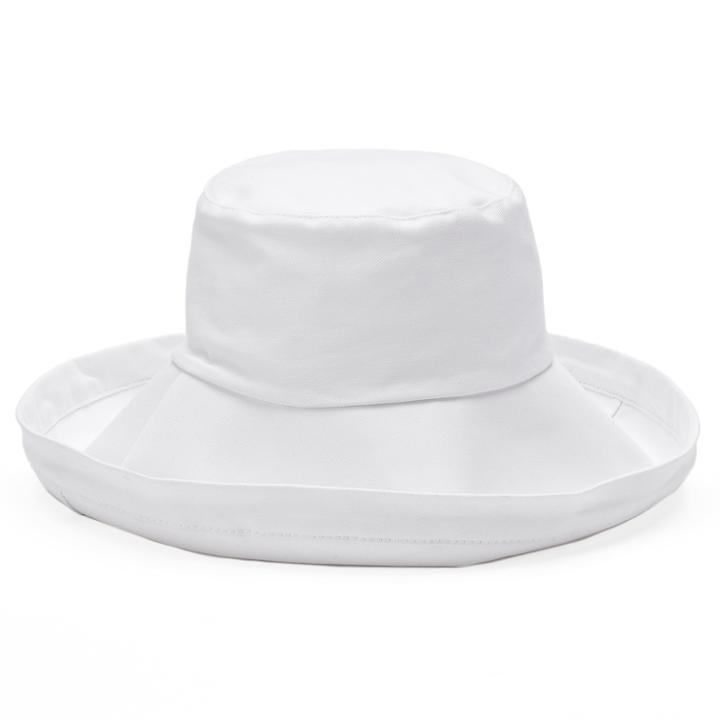 Women's Sonoma Goods For Life&trade; Solid Folded Brim Bucket Hat, White
