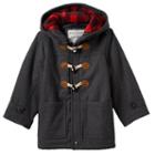 Boys 4-7 Carter's Hooded Wool Peacoat, Boy's, Size: 5-6, Grey
