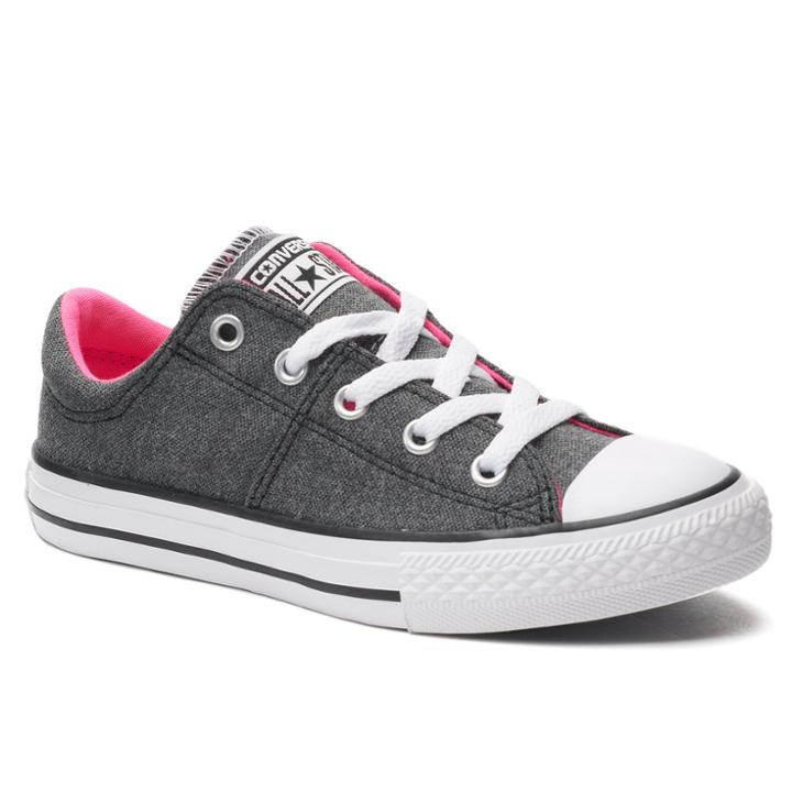 Girls' Converse Madsion Ox Sneakers, Size: 4, Black
