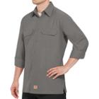 Big & Tall Red Kap Classic-fit Ripstop Work Shirt, Men's, Size: Xl Tall, Grey