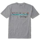Men's Newport Blue Usual Suspects Tee, Size: Large, Light Grey