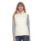 Women's Columbia Pacific Post Thermal Coil&reg; Quilted Puffer Vest, Size: Xl, White Oth