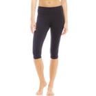 Women's Marika Ava Kicker Capri Leggings, Size: Xl, Dark Blue
