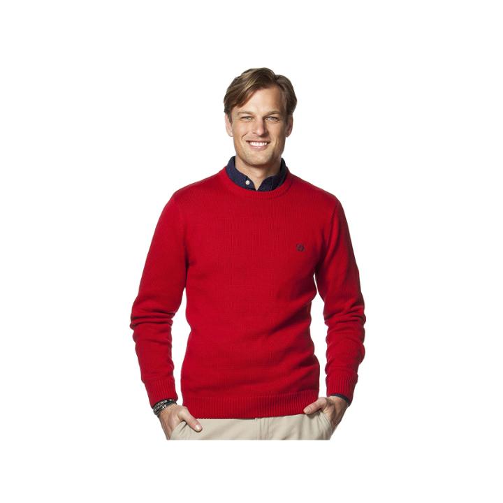 Big & Tall Chaps Classic-fit Crew Sweater, Men's, Size: 2xb, Red
