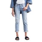 Women's Levi's&reg; 501 Tapered Ankle Jeans, Size: 32(us 14)m, Light Blue