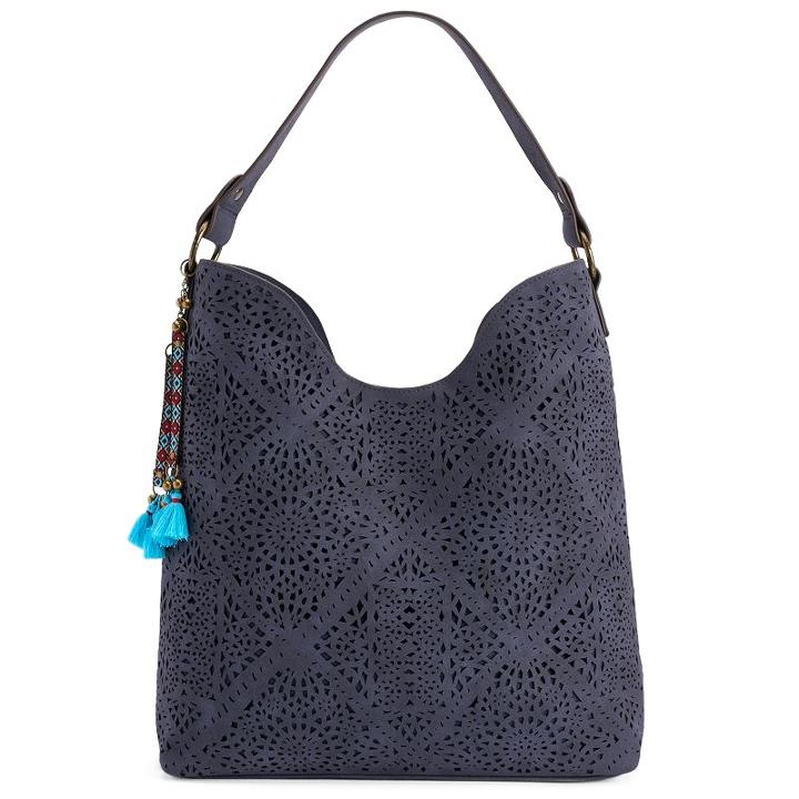 Sonoma Goods For Life™ Rosa Laser-cut Hobo, Women's, Blue