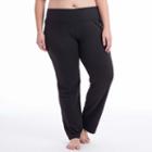 Plus Size Balance Collection Lounge Pants, Women's, Size: 3xl, Black