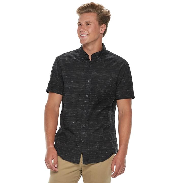 Men's Urban Pipeline&reg; Non-stretch Button-down Shirt, Size: Xxl, Med Grey