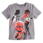 Disney / Pixar The Incredibles 2 Toddler Boy My Mom Is Incredible Foiled Graphic Tee By Jumping Beans&reg;, Size: 3t, Dark Grey