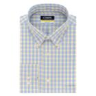 Men's Chaps Regular Fit Comfort Stretch Button-down Collar Dress Shirt, Size: 16-34/35, Gold