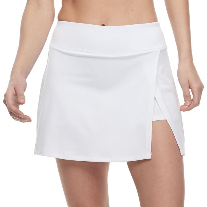 Women's Tek Gear&reg; Front Slit Skort, Size: Xl, White