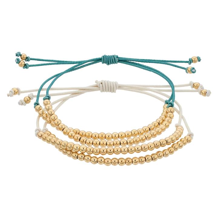 Lc Lauren Conrad Beaded Friendship Bracelet Set, Women's, Blue