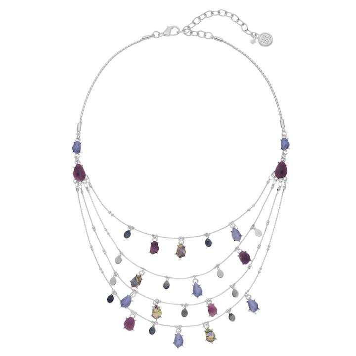 Dana Buchman Purple Multi Strand Statement Necklace, Women's