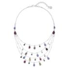 Dana Buchman Purple Multi Strand Statement Necklace, Women's