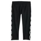 Girls 7-16 So&reg; Twist Capri Leggings, Size: 12, Black