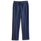 Boys 4-12 Sonoma Goods For Life&trade; Side Pieced Fleece Pants, Size: 8, Dark Blue