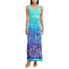 Women's Chaps Paisley Surplice Maxi Dress, Size: Medium, Purple