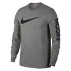 Men's Nike Dri-fit Hoops Tee, Size: Large, Grey Other