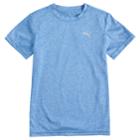 Boys 8-20 Puma Heathered Peformance Top, Size: Xl, Blue (navy)