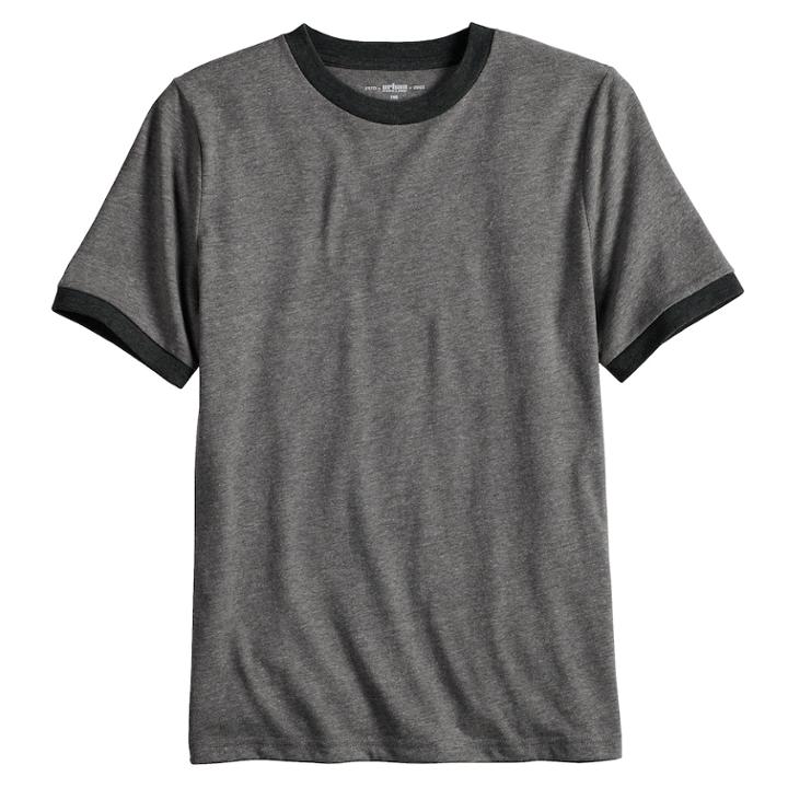 Boys 8-20 Urban Pipeline&reg; Ultimate Ringer Tee, Size: Medium, Med Grey