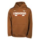 Boys 8-20 Nike Texas Longhorns Therma-fit Hoodie, Size: L 14-16, Orange