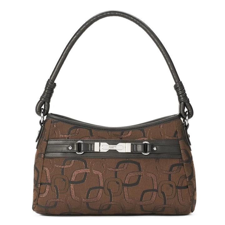 Rosetti Jacquard Sea Breeze Hobo, Women's, Dark Brown