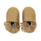 Baby Tommy Tickle Metallic Moccasin Crib Shoes, Infant Unisex, Size: 18-24month, Gold
