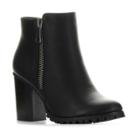 Seven7 Hannah Women's High Heel Ankle Boots, Size: 8.5, Black
