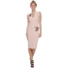 Juniors' Almost Famous Rose Applique Bodycon Dress, Teens, Size: Large, Brt Pink