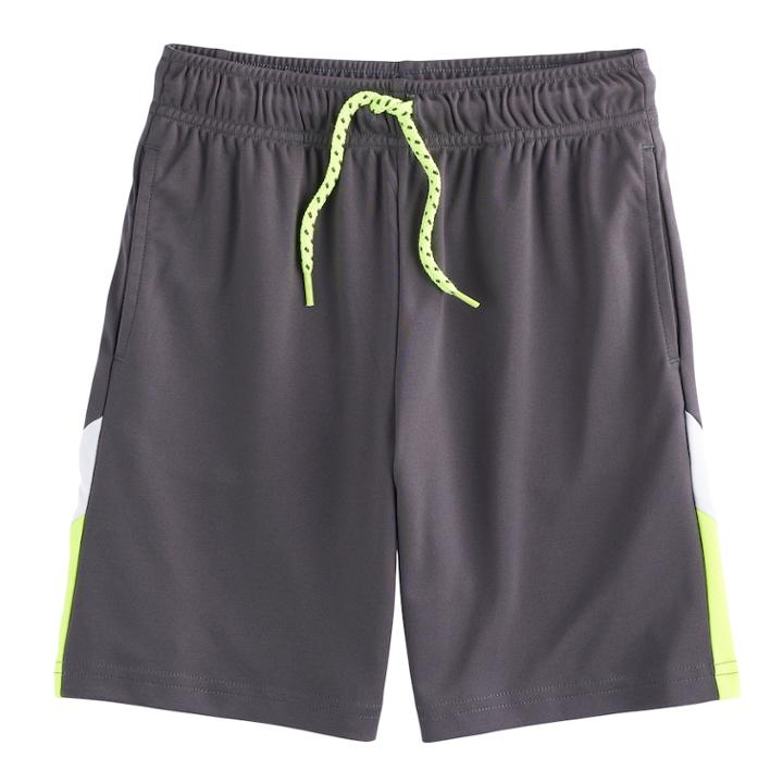 Boys 4-10 Jumping Beans&reg; Active Pieced Shorts, Size: 6, Med Grey