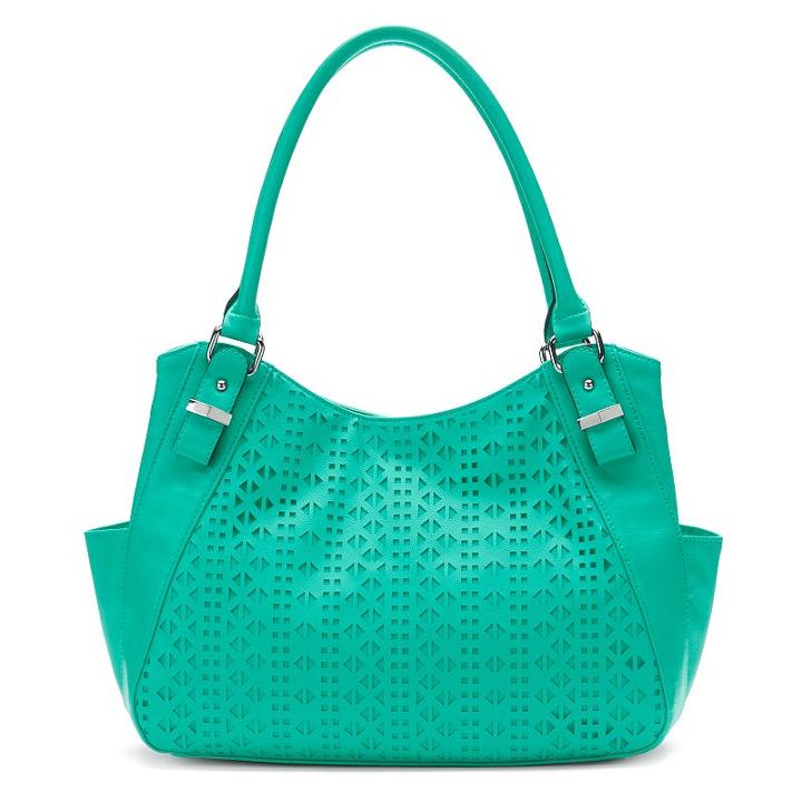 Apt. 9&reg; Brady Laser-cut Shopper, Women's, Turquoise/blue (turq/aqua)