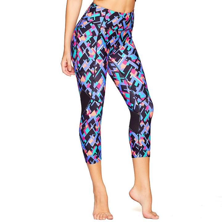 Women's Colosseum Empowerment Capris, Size: Medium, Brown Over