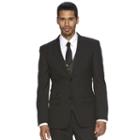 Men's Wd. Ny Slim-fit Black Suit Jacket, Size: Small, Oxford