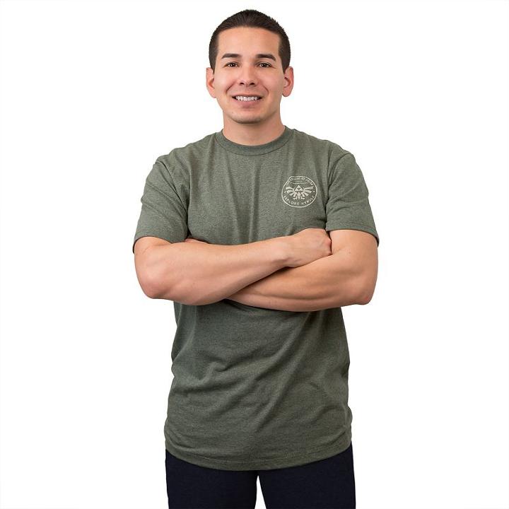 Men's Legend Of Zelda Tee, Size: Small, Dark Green