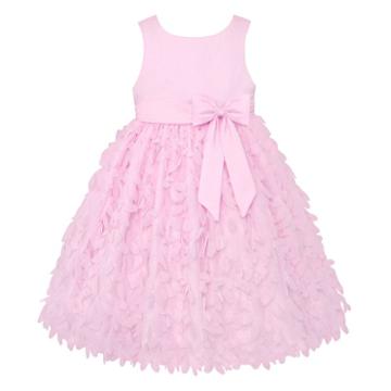 Girls 4-6x American Princess Satin Petal Dress, Girl's, Size: 6, Pink Ovrfl