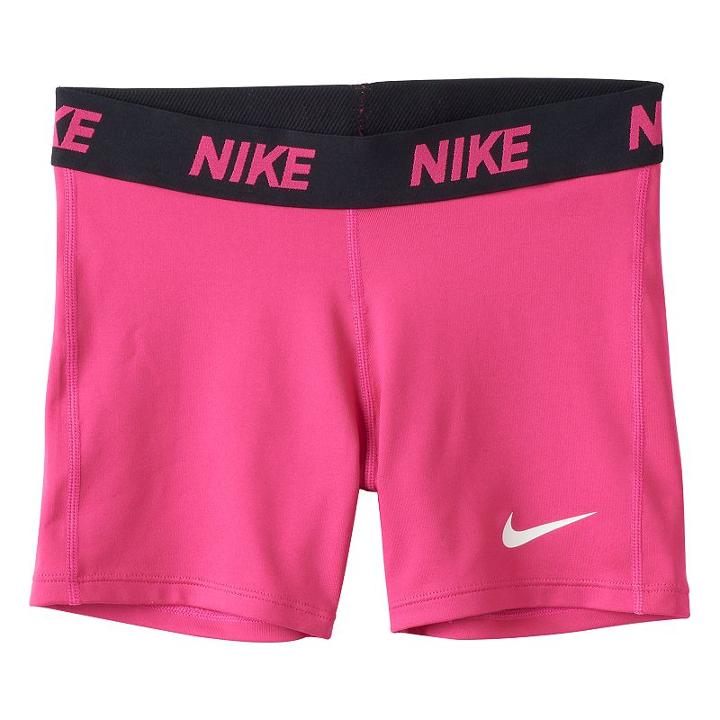 Girls 7-16 Nike Dri-fit Victory Base Layer Shorts, Girl's, Size: Small, Med Red