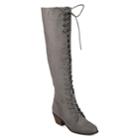 Journee Collection Bazel Women's Over-the-knee Boots, Size: Medium (7), Grey
