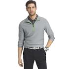 Men's Izod Classic-fit Performance Golf Quarter-zip Pullover, Size: Small, Dark Grey