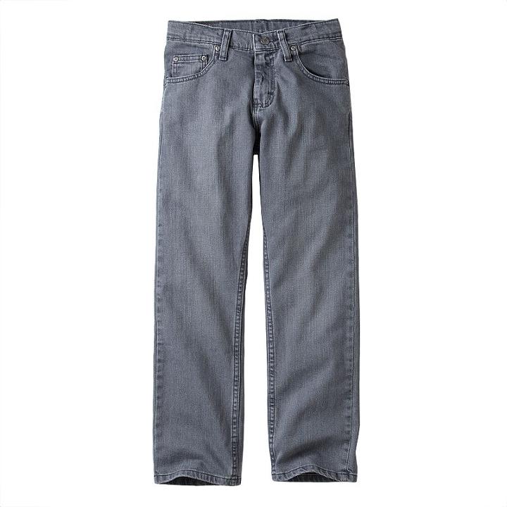 Boys 8-20 Lee Slim Straight-leg Jeans, Boy's, Size: 12, Grey