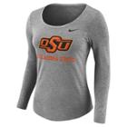 Women's Nike Oklahoma State Cowboys Logo Tee, Size: Xl, Gray