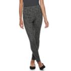 Juniors' Rewind High-waisted Ponte Leggings, Teens, Size: Large, Grey