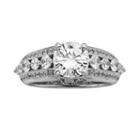 Round-cut Igl Certified Diamond Engagement Ring In 14k White Gold (2 1/2 Ct. T.w.), Women's, Size: 9
