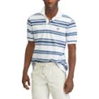 Big & Tall Chaps Classic-fit Striped Pique Polo, Men's, Size: 3xb, White