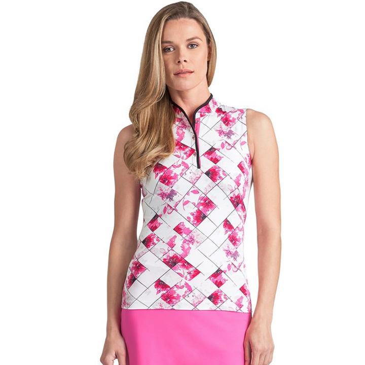 Women's Tail Addie Knit Golf Tank, Size: Medium, White Oth