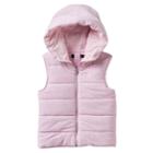 Girls 7-16 Sugar Rush Speckled Hooded Puffer Vest, Girl's, Size: Xl, Pink