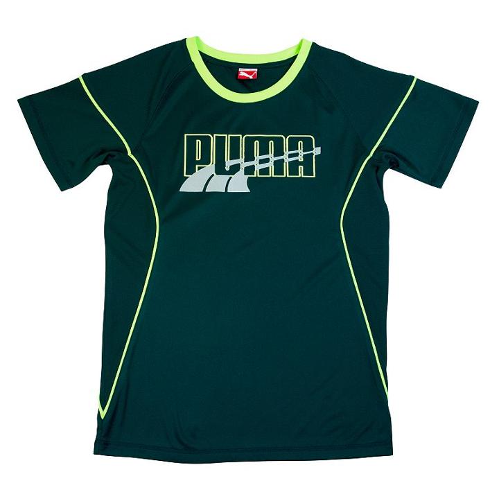 Boys 4-7 Puma Logo Tee, Boy's, Size: 5, Green