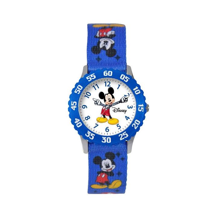 Disney's Mickey Mouse Kids' Time Teacher Watch, Kids Unisex, Blue, Durable