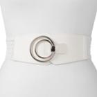 Women's Apt. 9&reg; Popcorn Stretch Belt, Size: L-xl, White